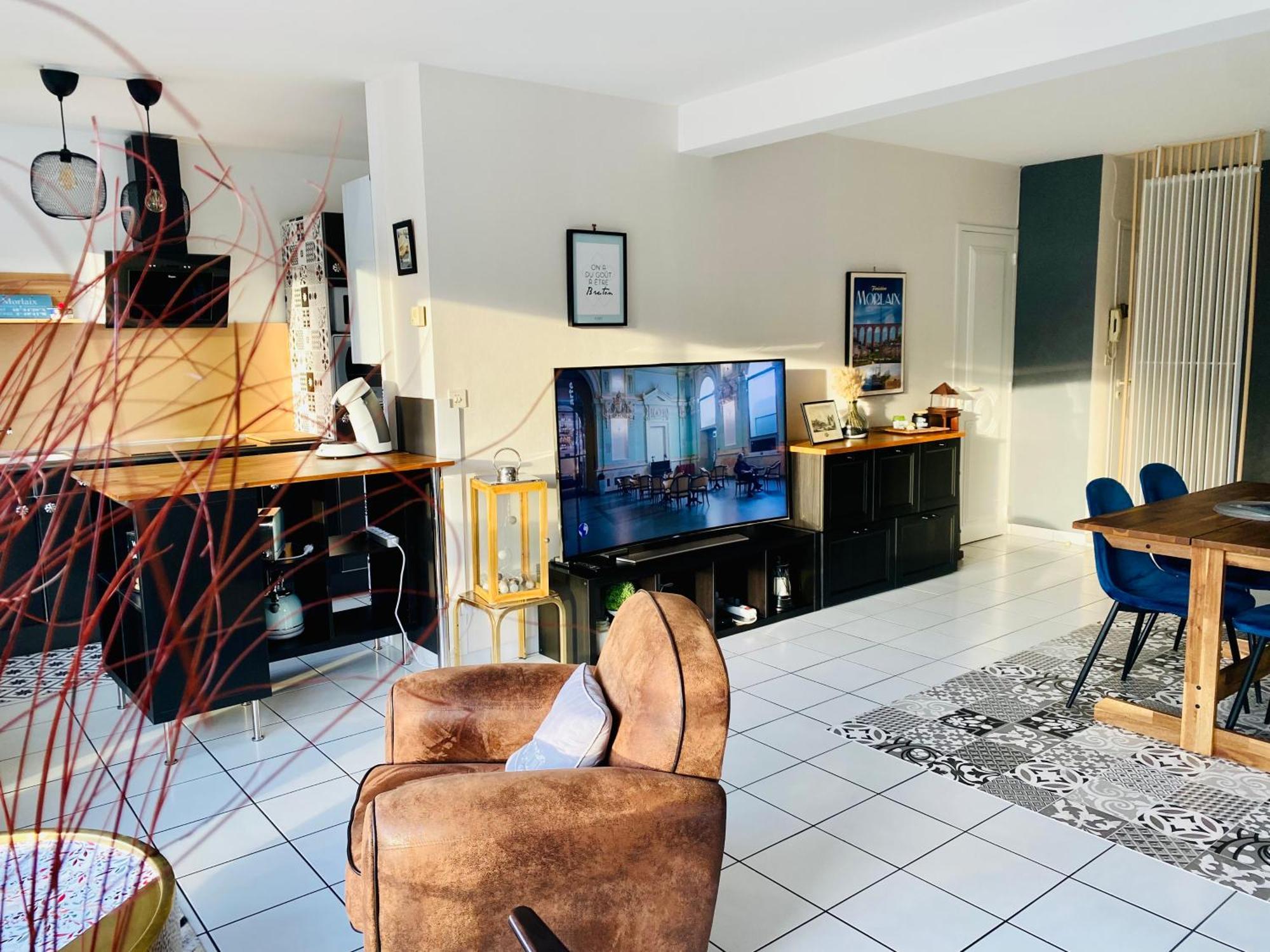 Апартаменты Voiles Sur Morlaix: Vue Port, 4 Personnes, Parking Экстерьер фото